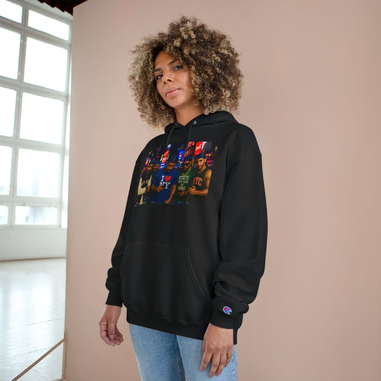 Champion Hoodie: Street Style, Urban Fashion, Casual Wear, Gift for Friends, Sports Enthusiasts, Spin Kingz