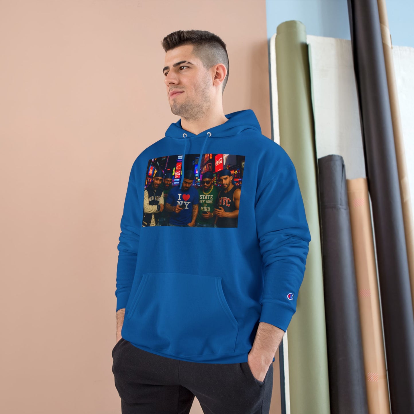 Champion Hoodie: Street Style, Urban Fashion, Casual Wear, Gift for Friends, Sports Enthusiasts, Spin Kingz