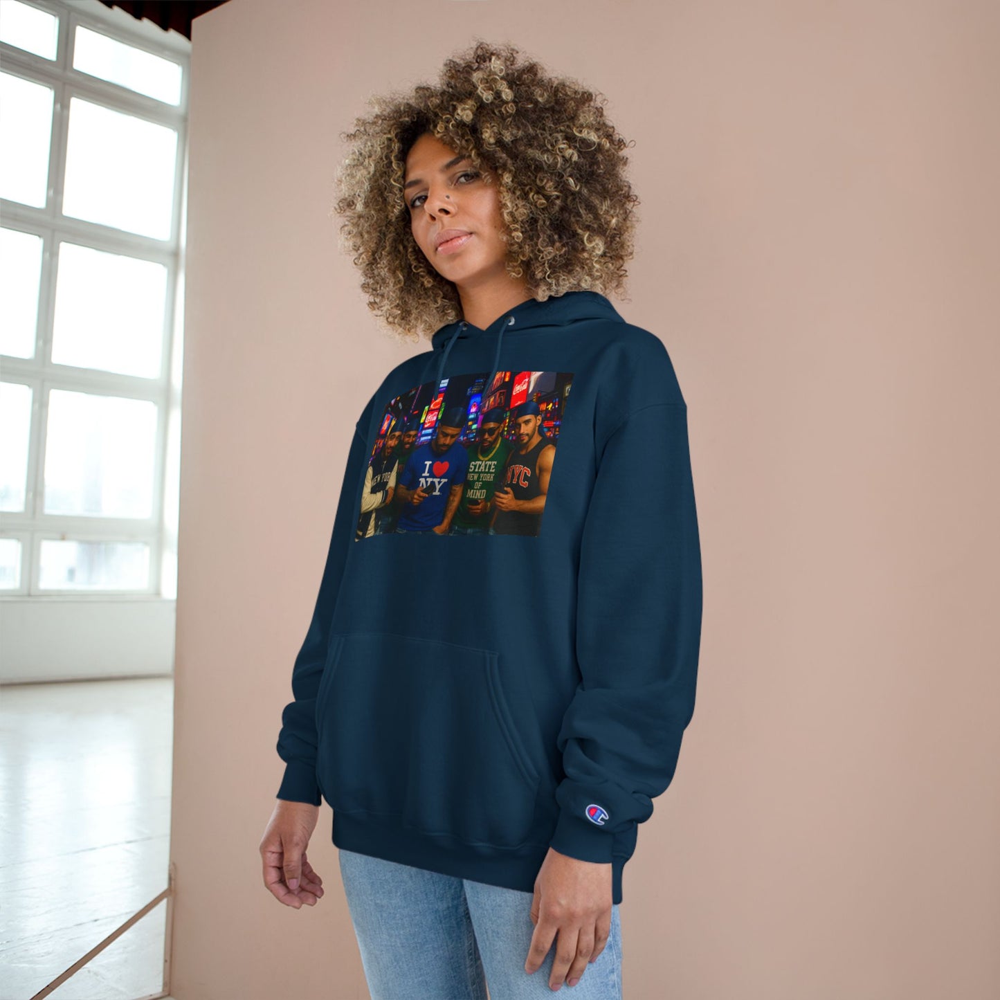 Champion Hoodie: Street Style, Urban Fashion, Casual Wear, Gift for Friends, Sports Enthusiasts, Spin Kingz