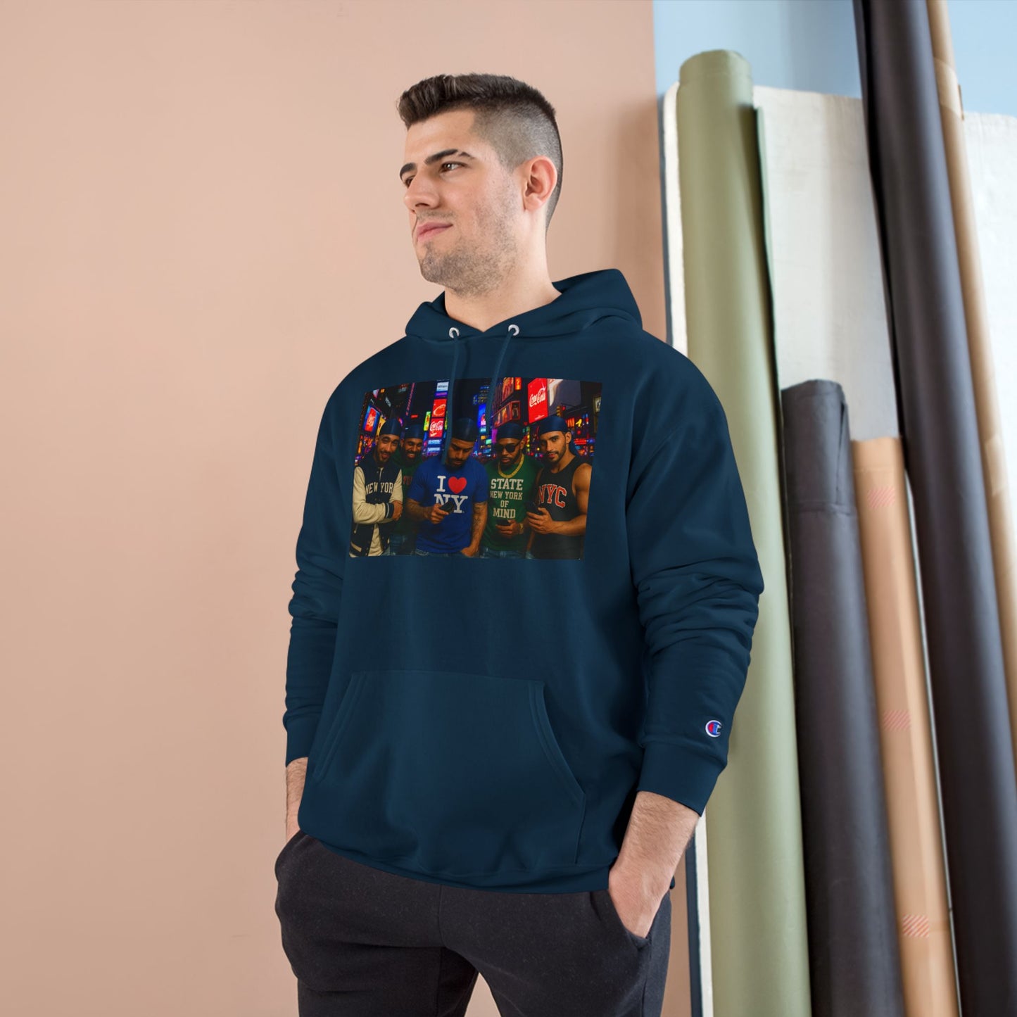 Champion Hoodie: Street Style, Urban Fashion, Casual Wear, Gift for Friends, Sports Enthusiasts, Spin Kingz