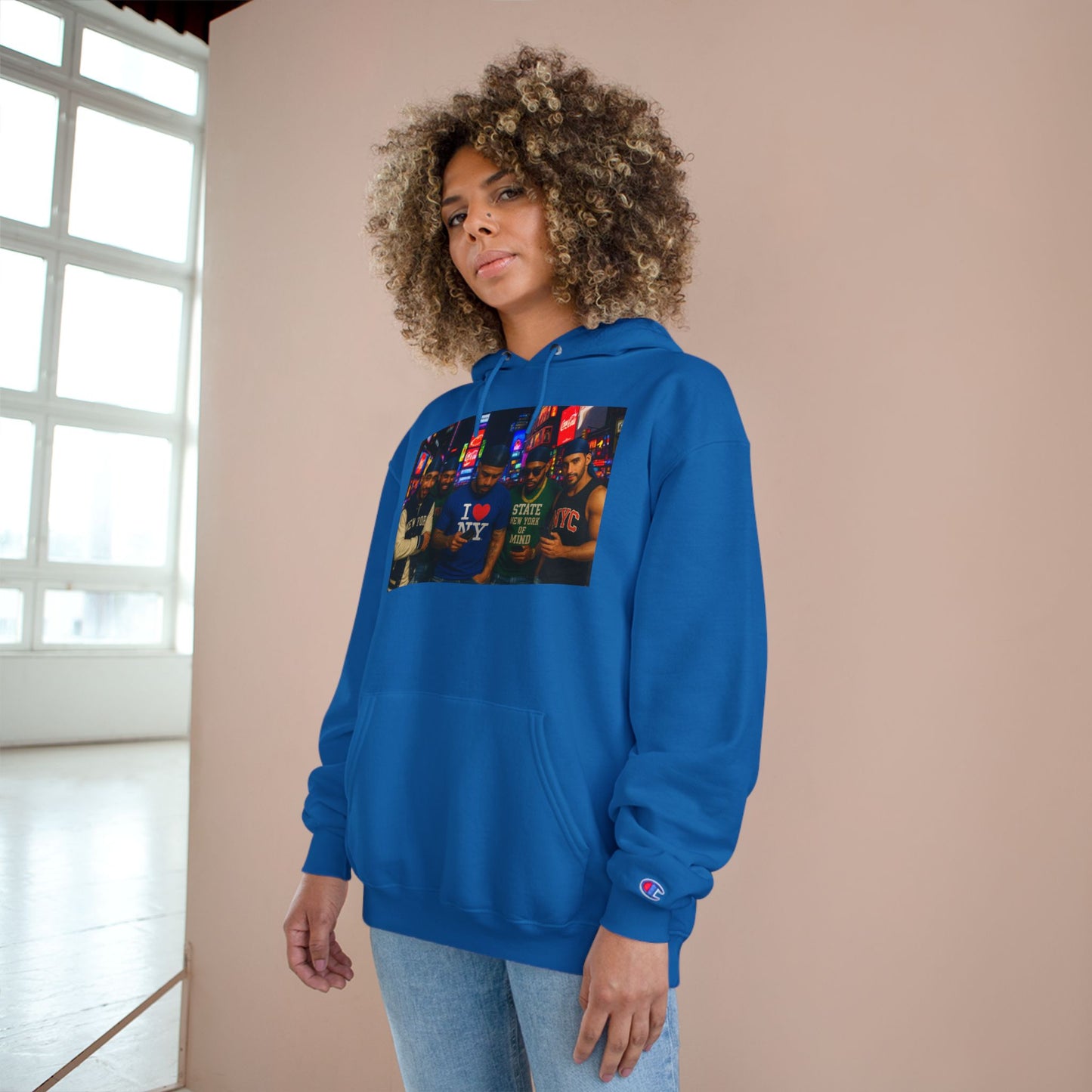 Champion Hoodie: Street Style, Urban Fashion, Casual Wear, Gift for Friends, Sports Enthusiasts, Spin Kingz