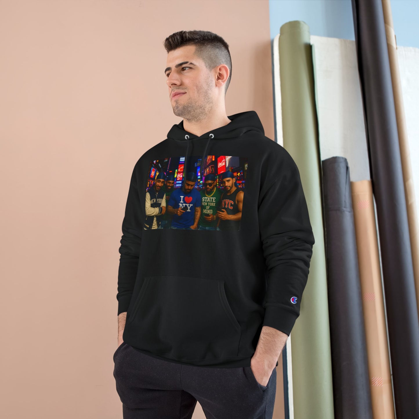 Champion Hoodie: Street Style, Urban Fashion, Casual Wear, Gift for Friends, Sports Enthusiasts, Spin Kingz