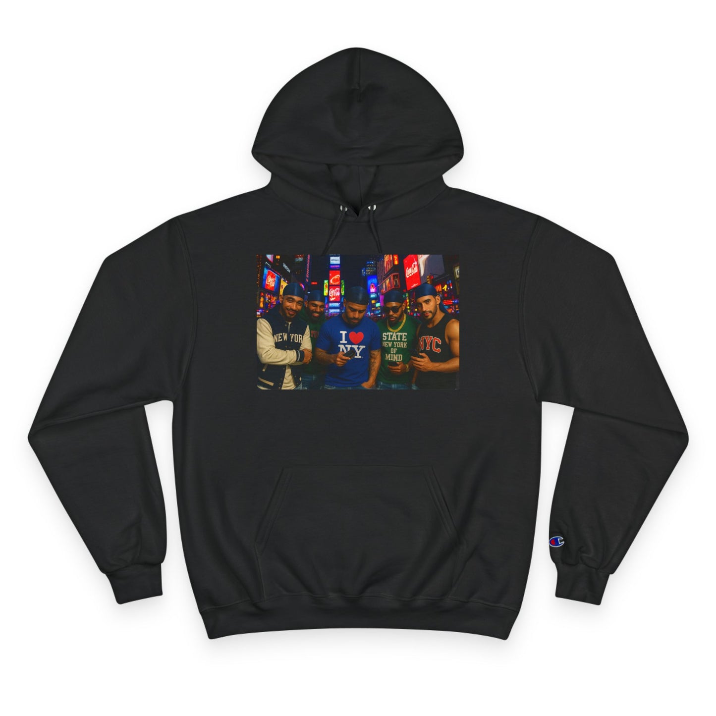 Champion Hoodie: Street Style, Urban Fashion, Casual Wear, Gift for Friends, Sports Enthusiasts, Spin Kingz