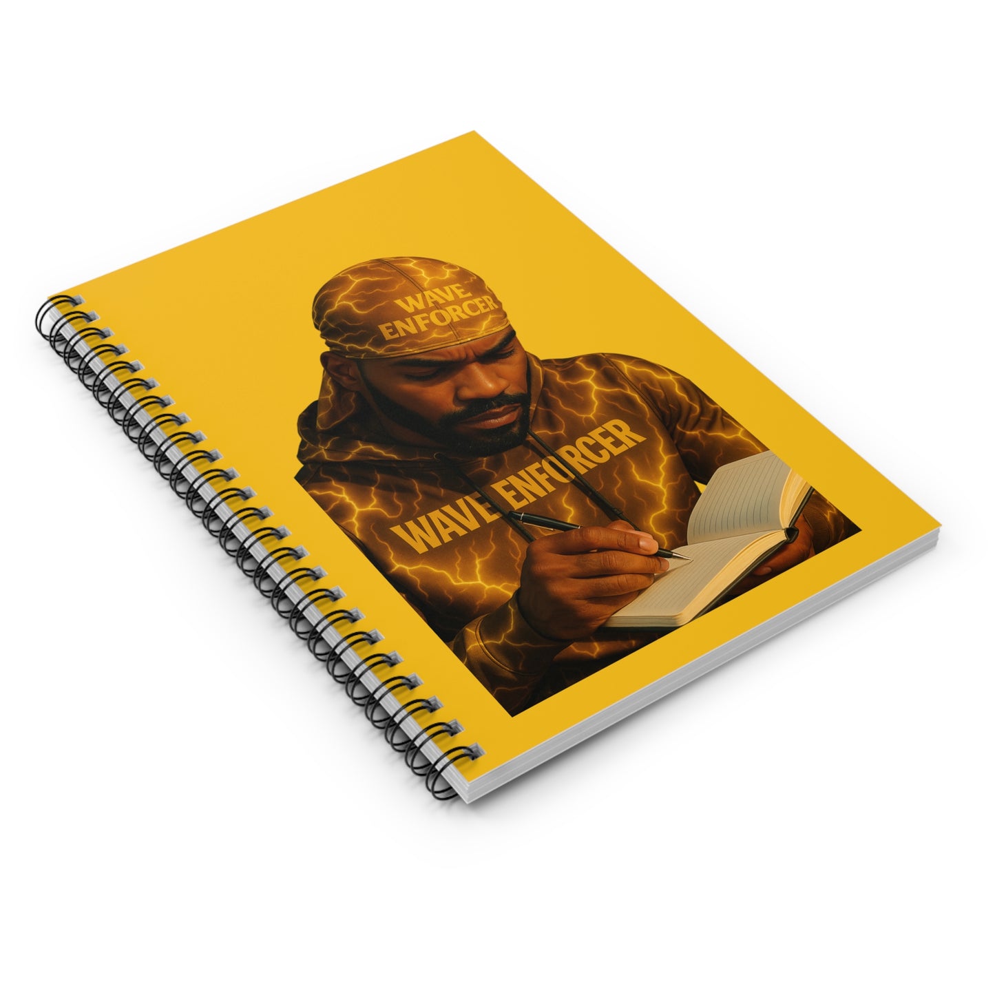 Wave Enforcer Spiral Notebook - Creative Writing Journal
