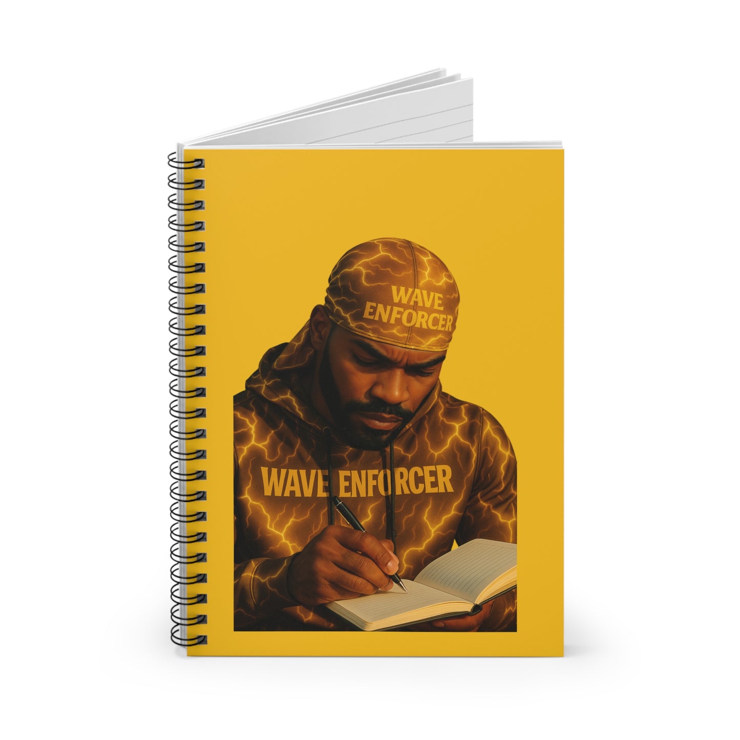 Wave Enforcer Spiral Notebook - Creative Writing Journal