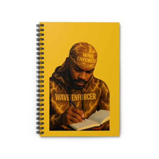 Wave Enforcer Spiral Notebook - Creative Writing Journal